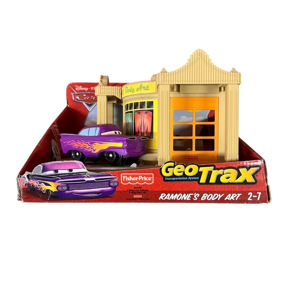 GeoTrax Ramones Body Art Playset Pixar Cars